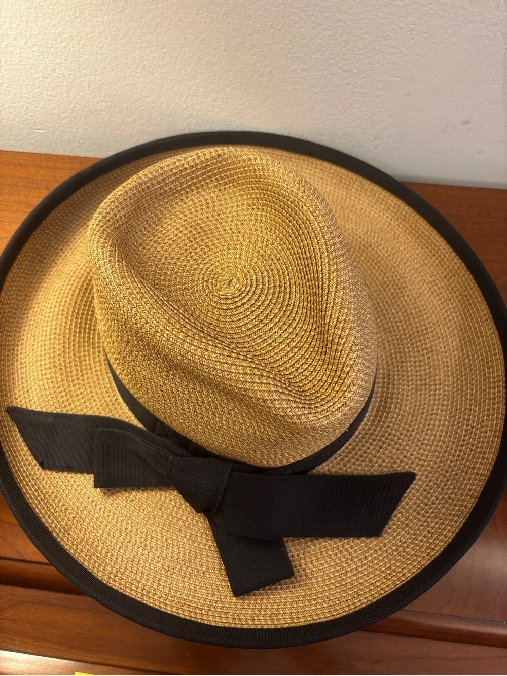 Eric Javits Squishee Instinct Straw Fedora Sun Hat Natural - Picture 7 of 14